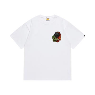 Bape Bape Sta Camo Logo Tee White
