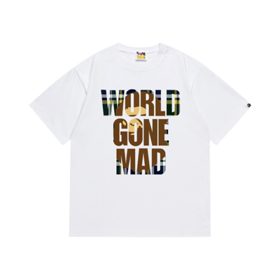 Bape Bape Sta Camo Logo Tee White