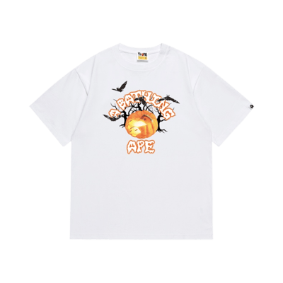 Bape Bape Sta Camo Logo Tee White
