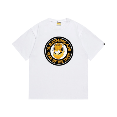 Bape Busy Works Graphic Tee White