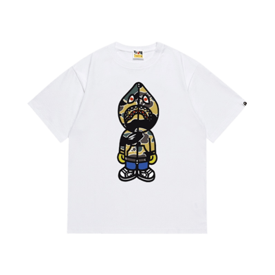 Bape Busy Works Graphic Tee White
