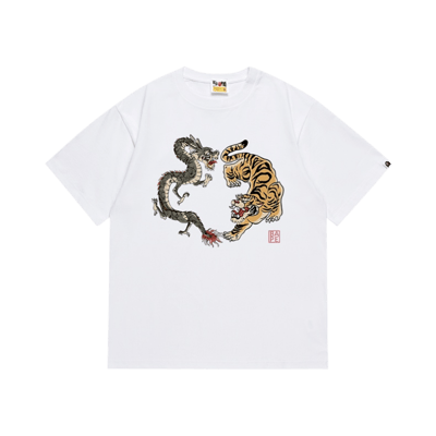 Bape Busy Works Graphic Tee White