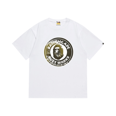 Bape Busy Works Graphic Tee White