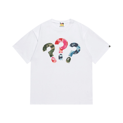 Bape Busy Works Graphic Tee White