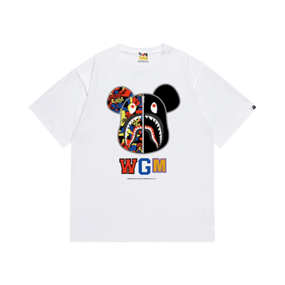 Bape Busy Works Graphic Tee White