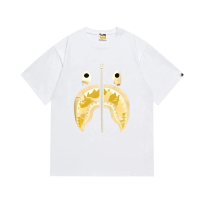 Bape By Bathing Ape White Graphic T-Shirt