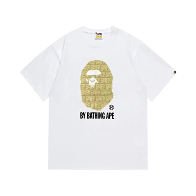 Bape By Bathing Ape White Graphic T-Shirt
