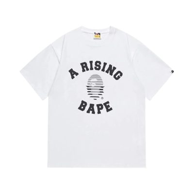 Bape By Bathing Ape White Graphic T-Shirt