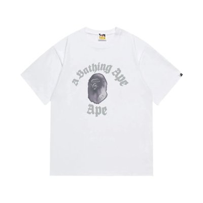 Bape By Bathing Ape White Graphic T-Shirt