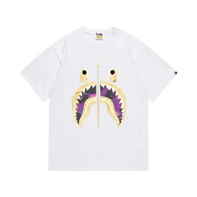 Bape By Bathing Ape White Graphic T-Shirt