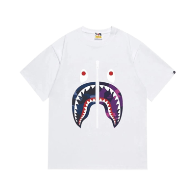 Bape By Bathing Ape White Graphic T-Shirt