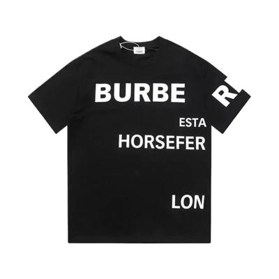 Burberry Graphic Print Short Sleeve T-Shirt Summer High Street Fashion