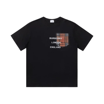 Burberry Graphic Print Short Sleeve T-Shirt Summer High Street Fashion