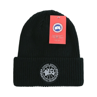 Canada Goose Arctic Program Ribbed Knit Beanie Hat Unisex Warm Winter Cap