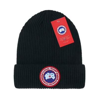 Canada Goose Arctic Program Ribbed Knit Beanie Hat Unisex Warm Winter Cap