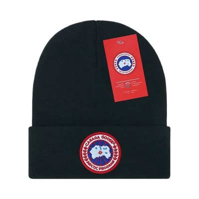 Canada Goose Arctic Program Ribbed Knit Beanie Hat Unisex Warm Winter Cap