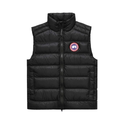 Canada Goose Unisex Down Puffer Vest Jacket with Logo Patch