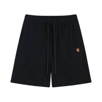 Carhartt Men's Casual Drawstring Cargo Shorts with Pockets - Denim & Solid Colors