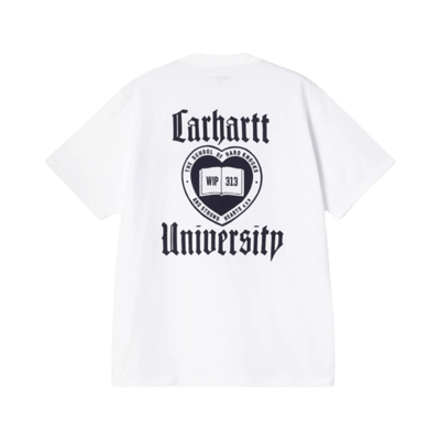 Carhartt University Graphic Tee White Short Sleeve Shirt
