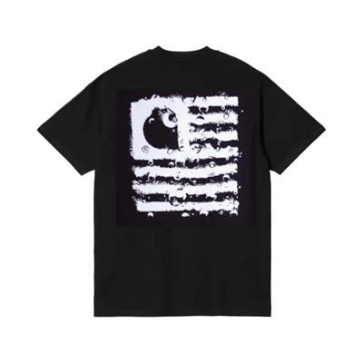 Carhartt Wip State Flag Graphic Tee Shirt Black
