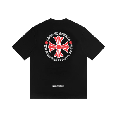 Chrome Hearts Cross Patch T Shirt  Graphic Tee Streetwear