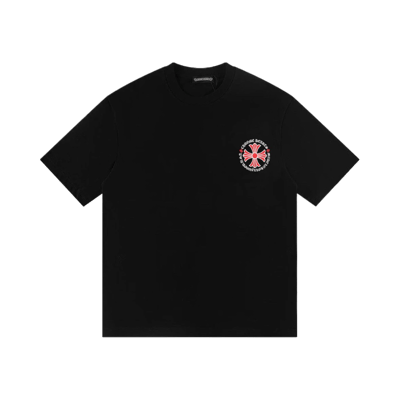 Chrome Hearts Cross Patch T Shirt  Graphic Tee Streetwear