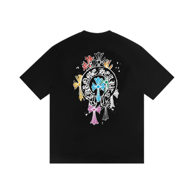 Chrome Hearts Floral Cross T Shirt  Graphic Tee