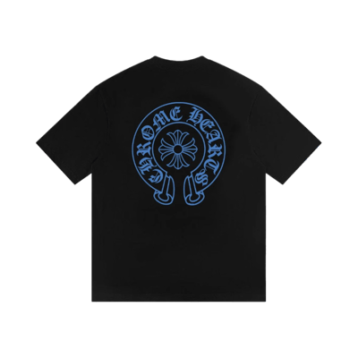 Chrome Hearts Horseshoe Logo T-Shirt  Men's Streetwear Graphic Tee