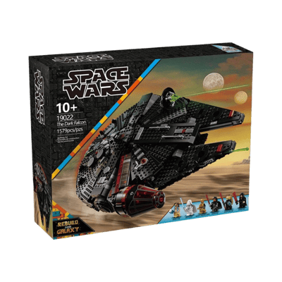 Compatible LEGO Star 75389 War Dark Millennium Falcon Assembled 75105 Model Street View Toy