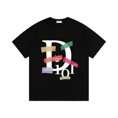 Dior Dior Oblique Splatter Logo T Shirt