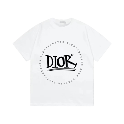 Dior Dior Oblique Splatter Logo T Shirt