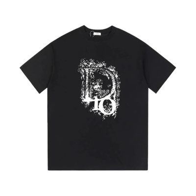 Dior Dior Oblique Splatter Logo T Shirt