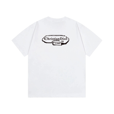 Dior Dior Oblique Splatter Logo T Shirt
