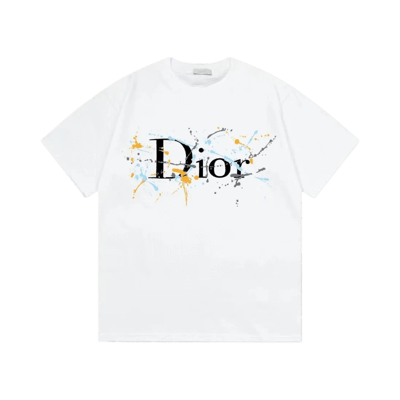 Dior Dior Oblique Splatter Logo T Shirt