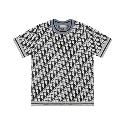 Dior Oblique Logo Print T-Shirt  And