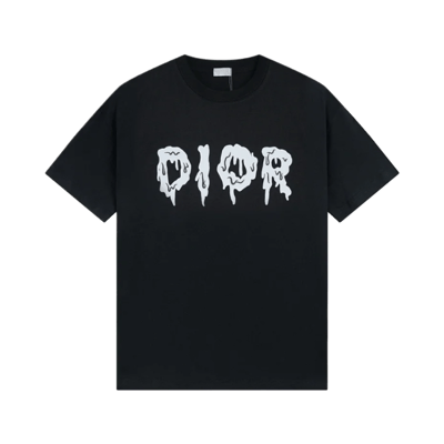 Dior Oblique Logo T Shirt  Graphic Tee Men