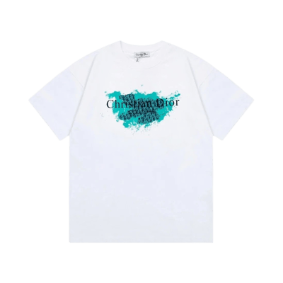 Dior Oblique Logo T Shirt  Graphic Tee Men