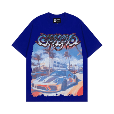 Godspeed Miami T Shirt Blue