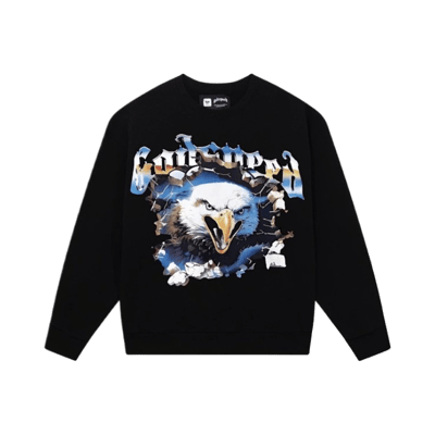 Godspeed Sweatshirt Black Graphic Print Long Sleeve Crewneck Streetwear Fashion