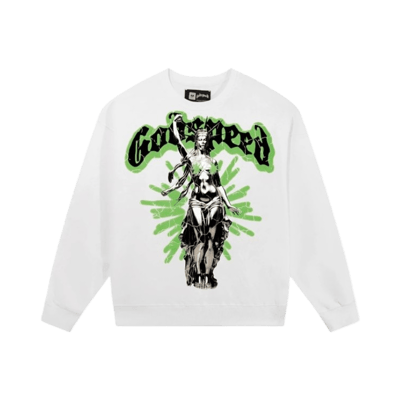 Godspeed Sweatshirt Black Graphic Print Long Sleeve Crewneck Streetwear Fashion