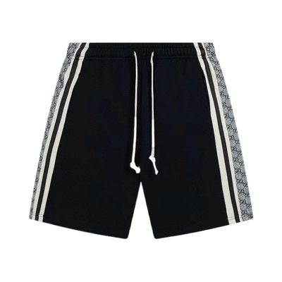 Gucci Double G Logo Monogram Track Shorts Men's Casual Drawstring Sportswear
