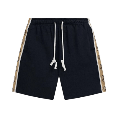 Gucci Double G Logo Monogram Track Shorts Men's Casual Drawstring Sportswear
