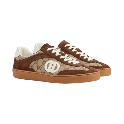 Gucci GG Canvas & Suede Retro Sneakers