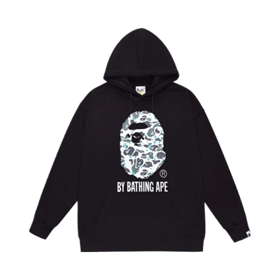 Bape By Bathing Ape Pullover Hoodies Black