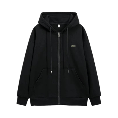 Lacoste Classic Zip-Up Hoodie Collection - Men's & Women's Casual Full-Zip Sweatshirt with Logo Embroidery