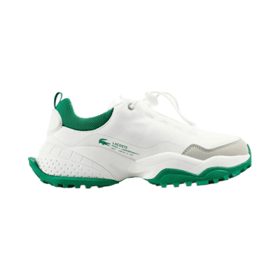 Lacoste Game Advance Sneakers White Green Chunky Platform Low Top Casual Shoes