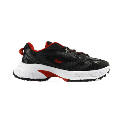 Lacoste Storm 96 Sneakers Black Red White Chunky Dad Shoes