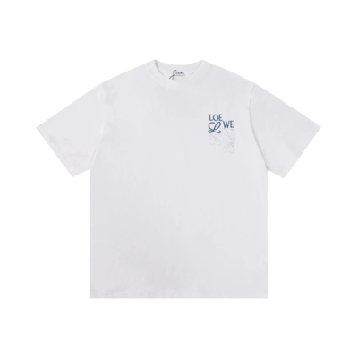 Loewe Embroidered Logo Short Sleeve T-Shirt