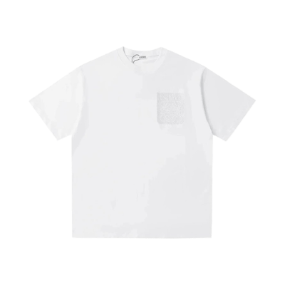 Loewe Embroidered Logo Short Sleeve T-Shirt
