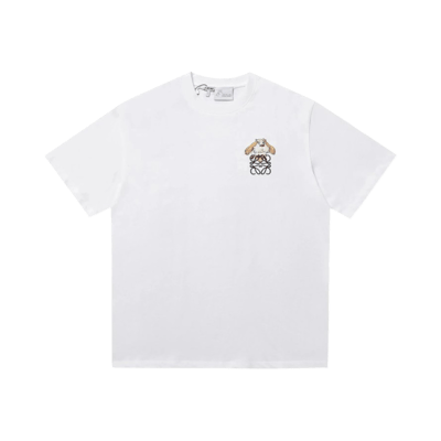Loewe Embroidered Logo Short Sleeve T-Shirt